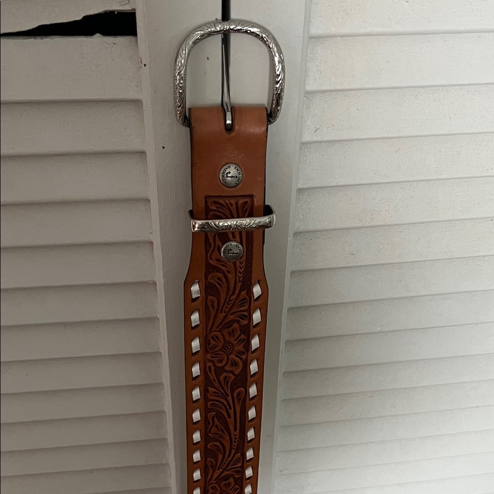 Double J Buckstich belt
